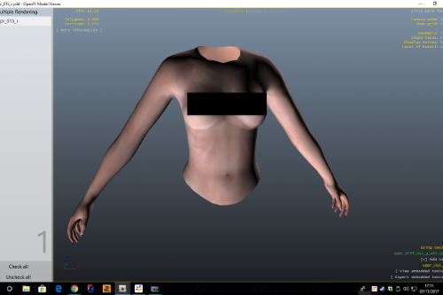 HD MP Female Body Texture